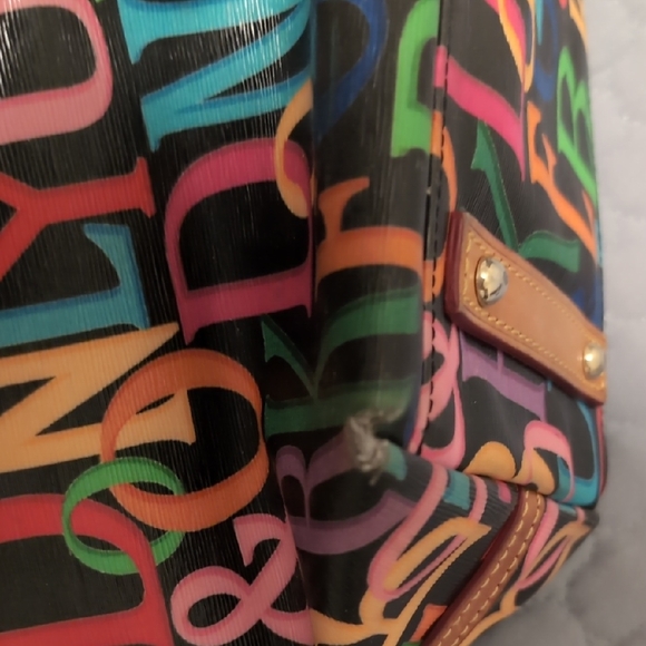 Dooney & Bourke Multicolor Logo Shoulder Bag - Picture 5 of 13